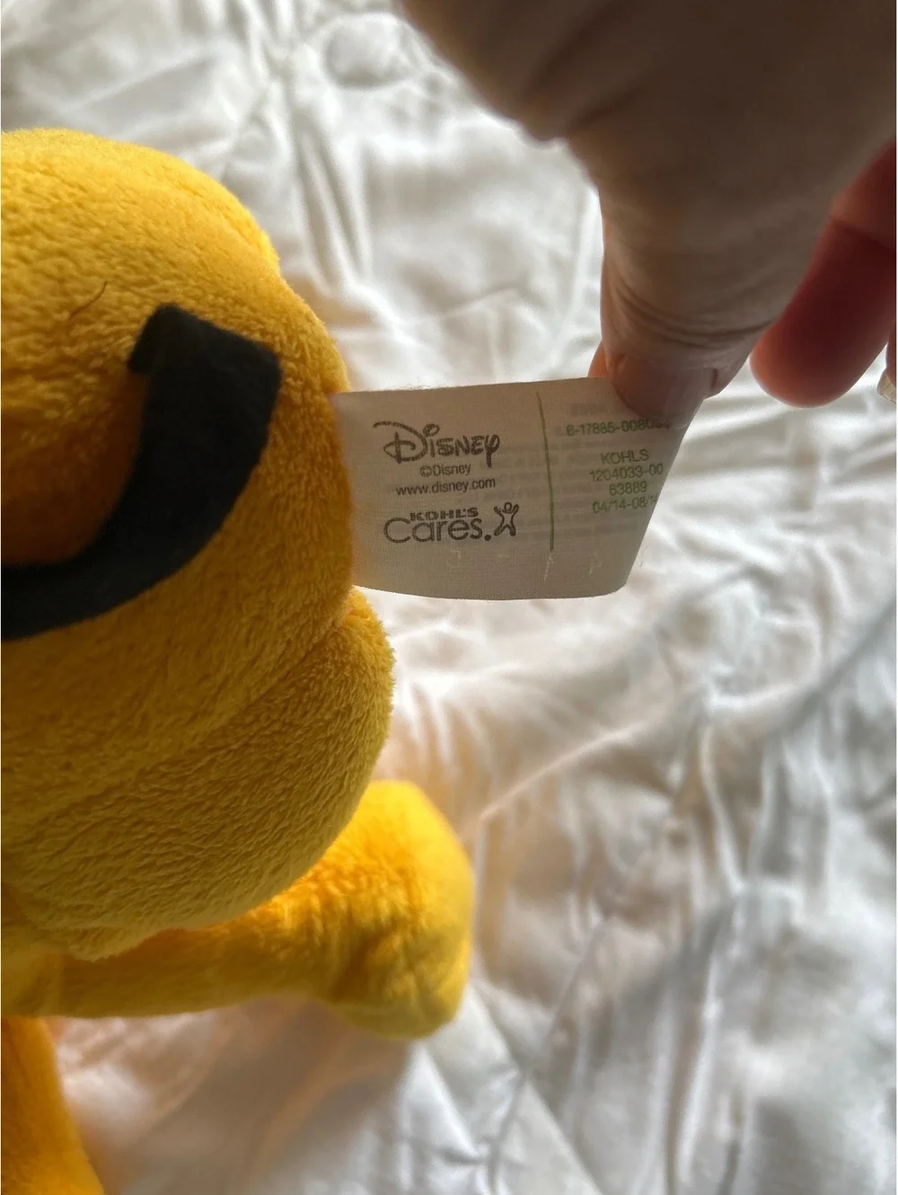 Disney Pluto Plush Stuffed Animal Toy